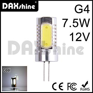 DAXSHINE LED G4 7.5W AC/DC12V Cool White 6000-6500K 180-200lm       